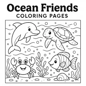 Ocean Friends Coloring Pages